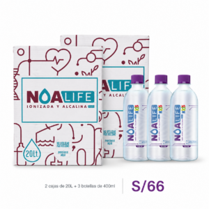 Promo Invierno Familiar: 2 Cajas de Agua 20L + 3 Botellas 400ml
